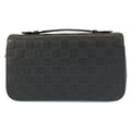 Louis Vuitton Damier Infini Zippy XL Onyx Black Wallet Organizer