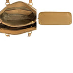 Prada Saffiano Beige Gold Leather Tote — view 9