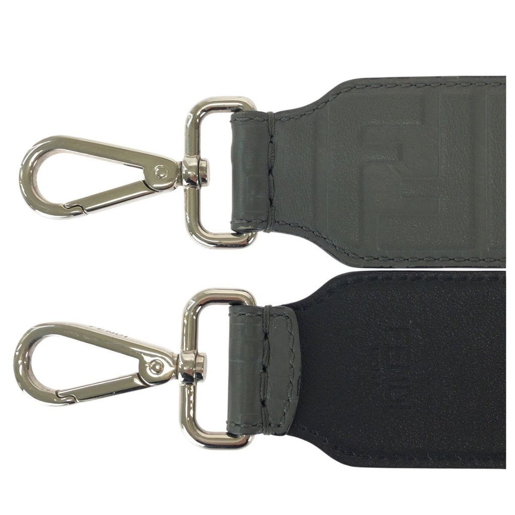 Fendi Strap You Gray Silver Leather — view 3