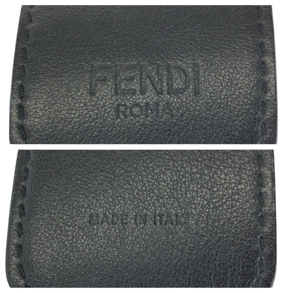 Fendi Strap You Gray Silver Leather — view 7