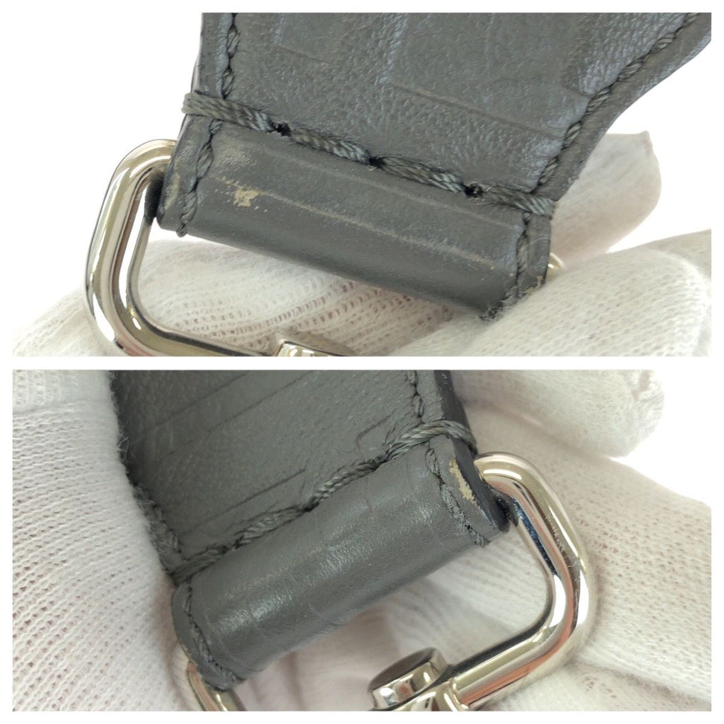 Fendi Strap You Gray Silver Leather — view 4