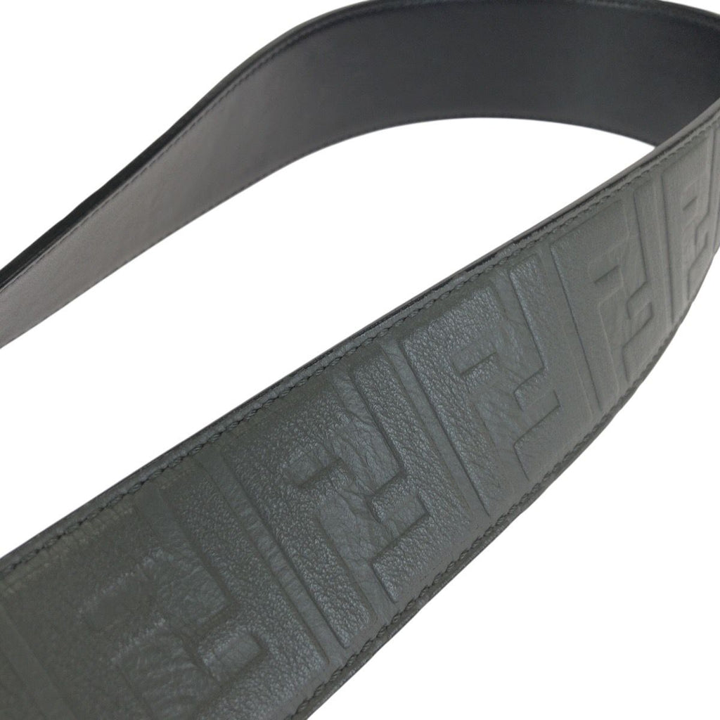Fendi Strap You Gray Silver Leather — view 5