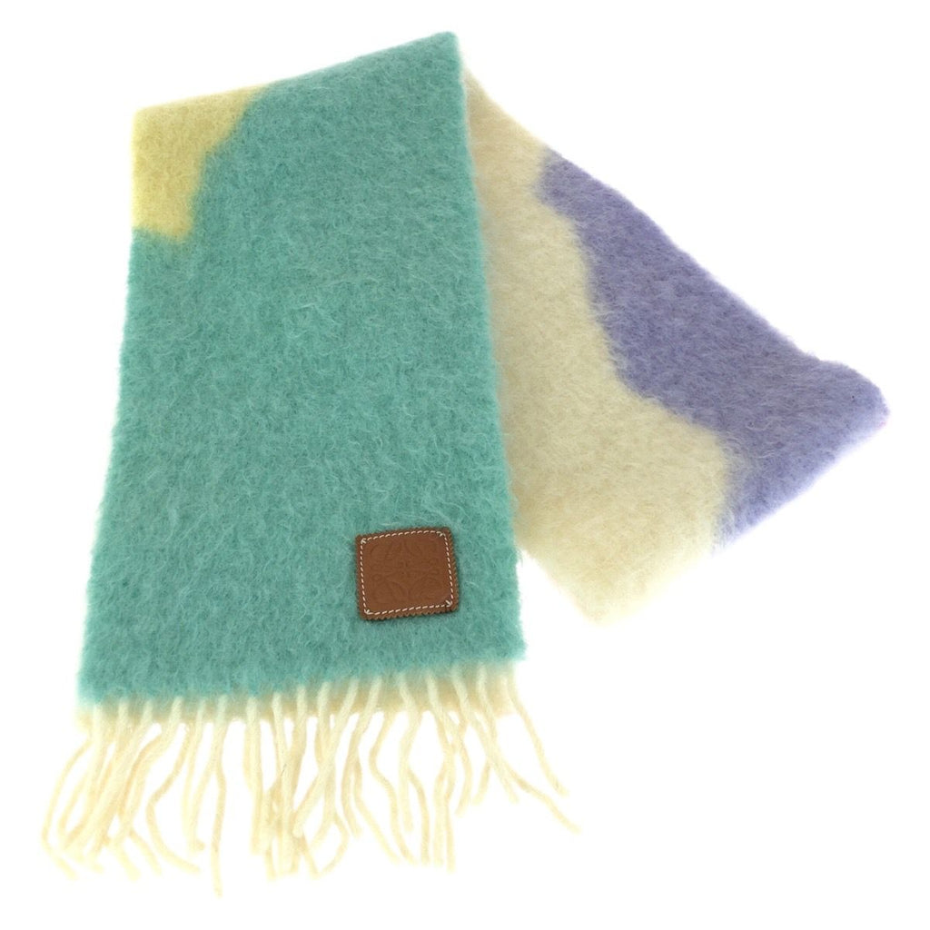 Loewe Anagram Multicolor Wool Scarf Shawl