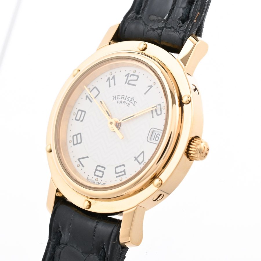 Hermes Watch Clipper Gold — view 2