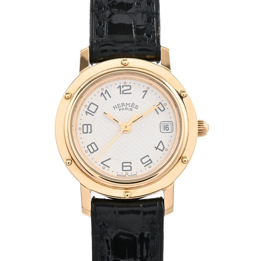 Hermes Watch Clipper Gold