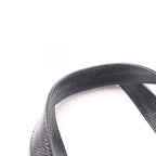 Chanel Tote Logo Black Caviar Leather Stitch — view 8