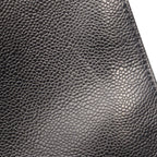 Chanel Tote Logo Black Caviar Leather Stitch — view 7