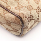 Gucci Shoulder Bag GG Canvas Beige Dark Brown — view 5