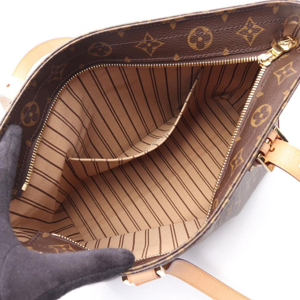 Louis Vuitton Tote Piano Canvas Leather — view 3