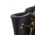 Celine Backpack C Charm Small Black Leather — view 7