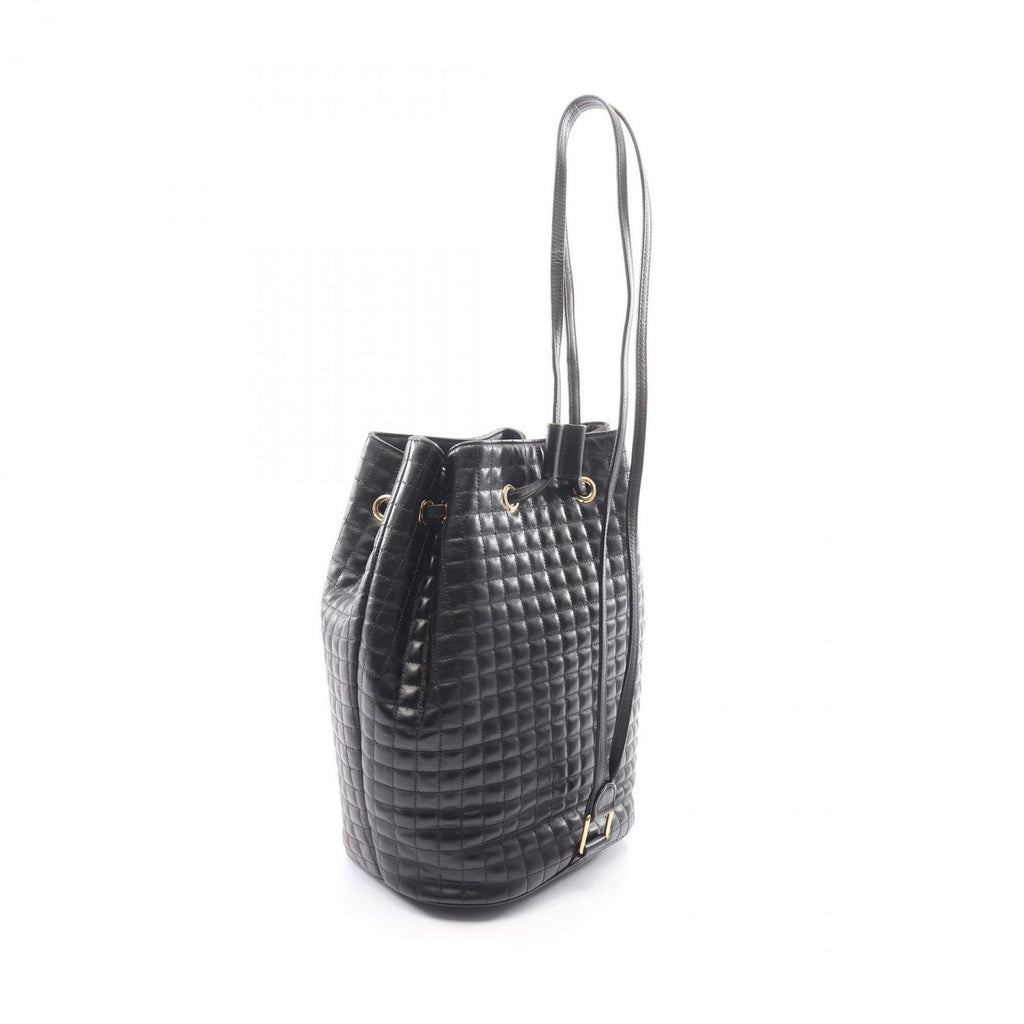 Celine Backpack C Charm Small Black Leather — view 2