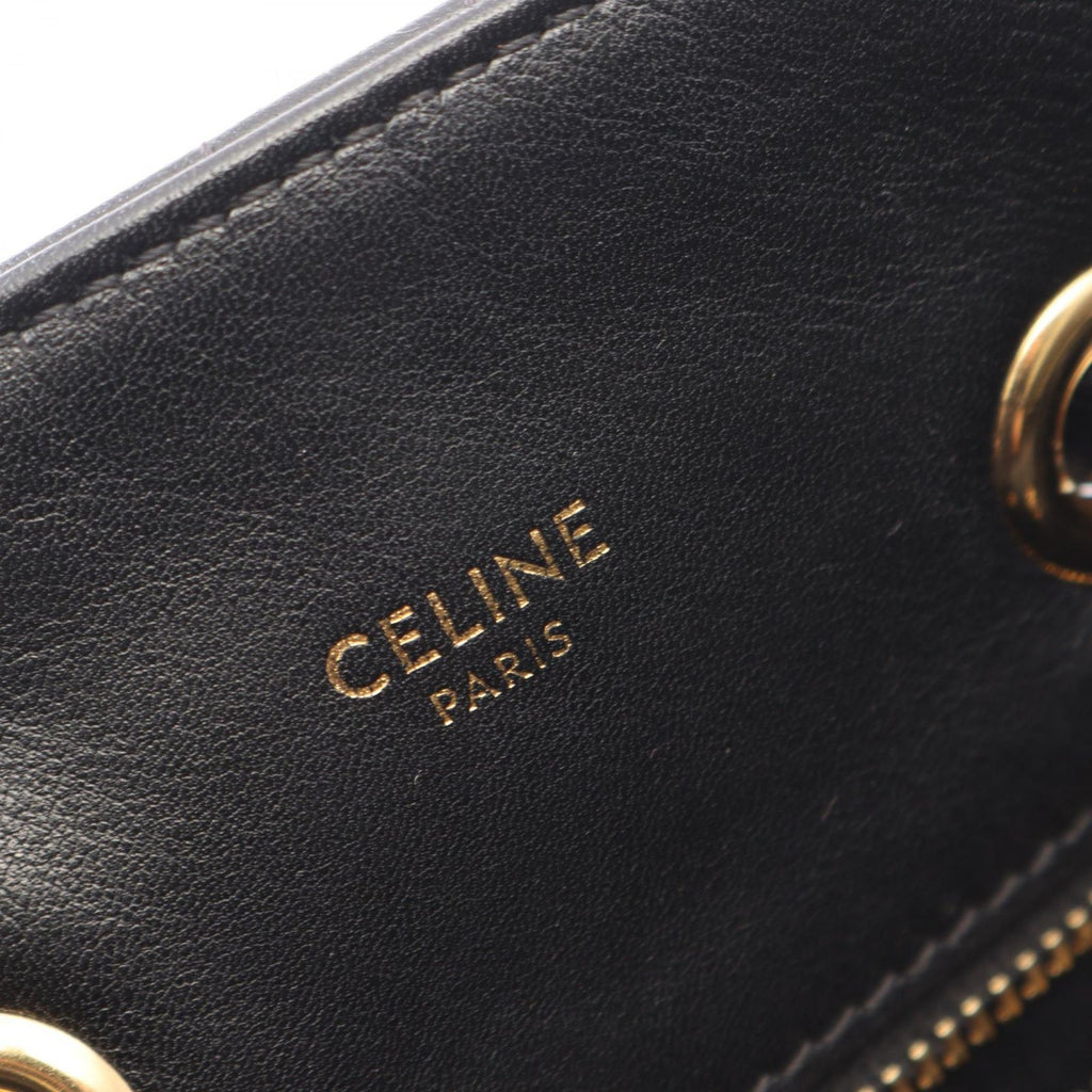 Celine Backpack C Charm Small Black Leather — view 4