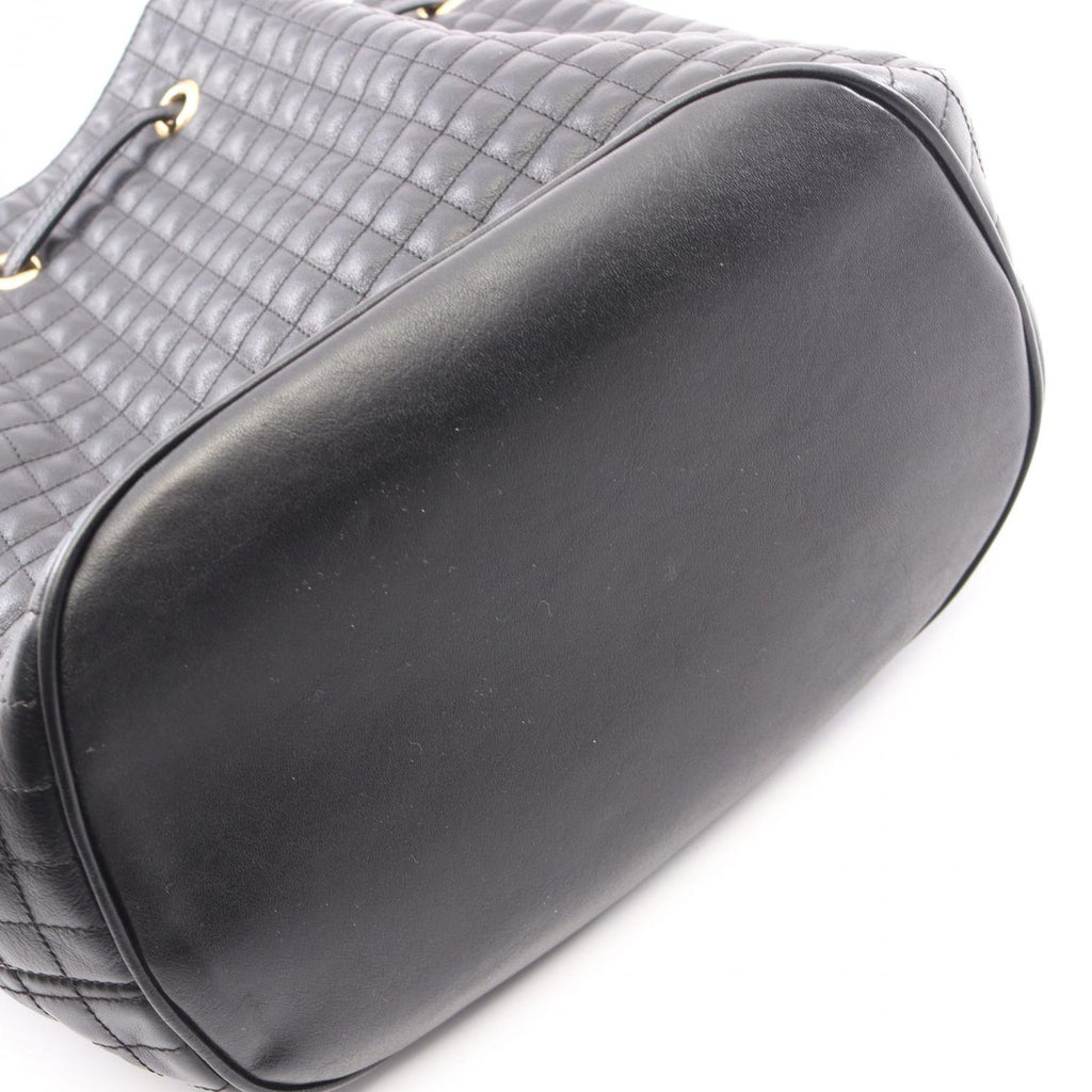 Celine Backpack C Charm Small Black Leather — view 6