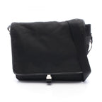 Prada Shoulder Bag Black Nylon Leather