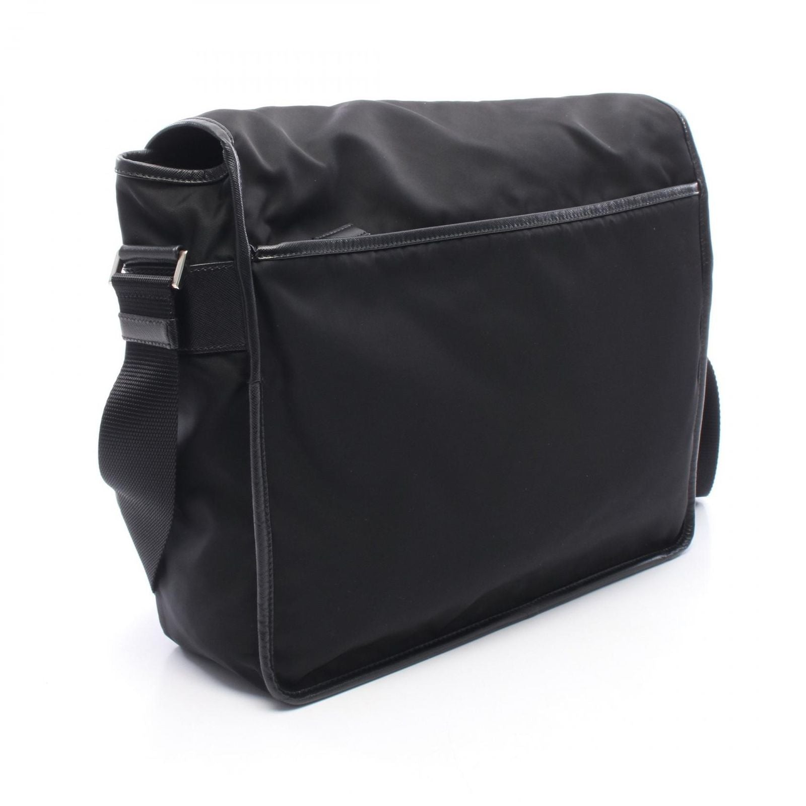 Prada Shoulder Bag Black Nylon Leather — view 2