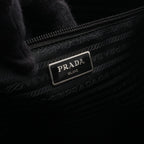 Prada Shoulder Bag Black Nylon Leather — view 4