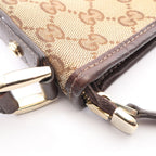 Gucci Shoulder Bag Abbey GG Canvas Beige Dark Brown — view 7