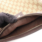 Gucci Shoulder Bag Abbey GG Canvas Beige Dark Brown — view 5