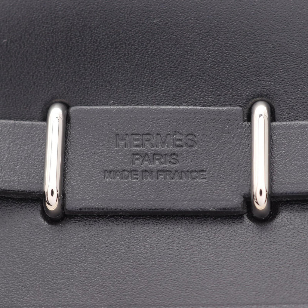 Hermes Shoulder Bag Herbag Zip Mini Ecru Black — view 4