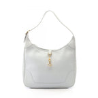 Hermes Shoulder Bag Trim 35 Light Blue Leather