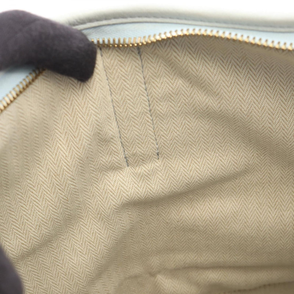 Hermes Shoulder Bag Trim 35 Light Blue Leather — view 9