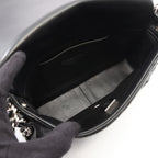Chanel Shoulder Bag Quilted Black Lambskin Full Flap Chain — view 3