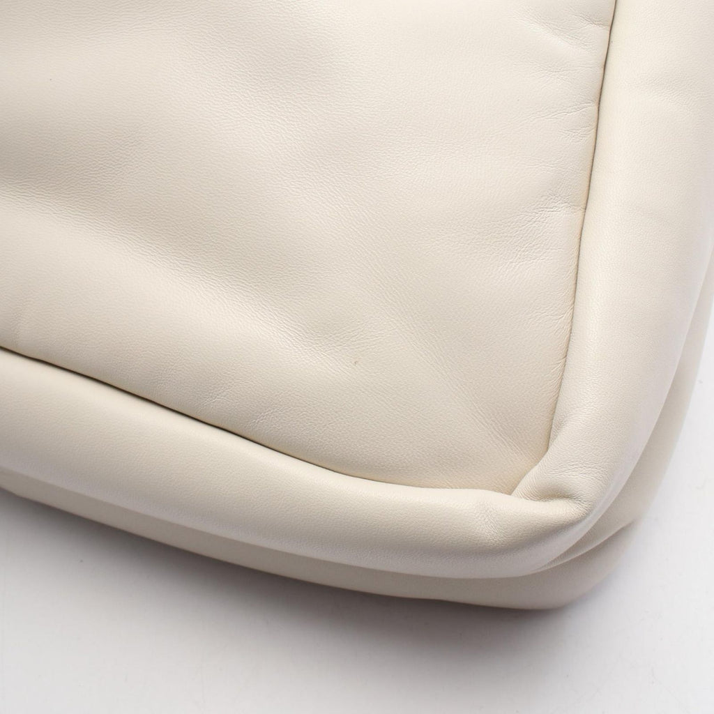 Prada Tote Soft Padded White Leather — view 5