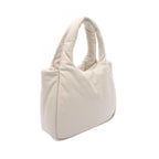 Prada Tote Soft Padded White Leather — view 2