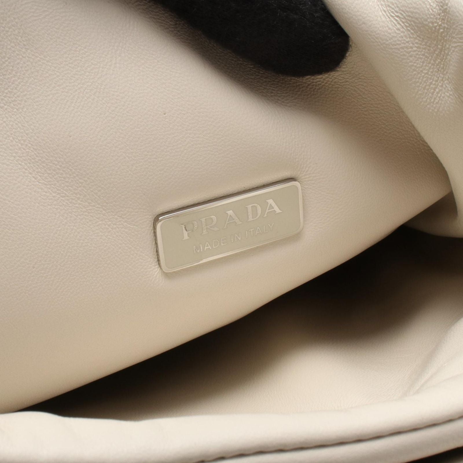 Prada Tote Soft Padded White Leather — view 4