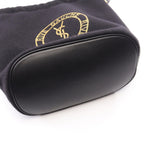 Saint Laurent Paris Shoulder Bag Rive Gauche Black Wool Leather — view 5
