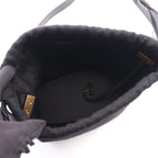 Saint Laurent Paris Shoulder Bag Rive Gauche Black Wool Leather — view 3