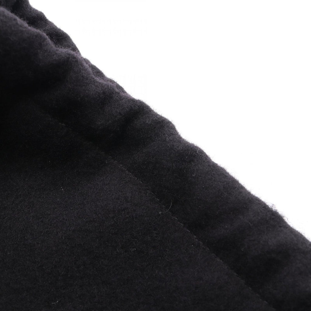 Saint Laurent Paris Shoulder Bag Rive Gauche Black Wool Leather — view 8