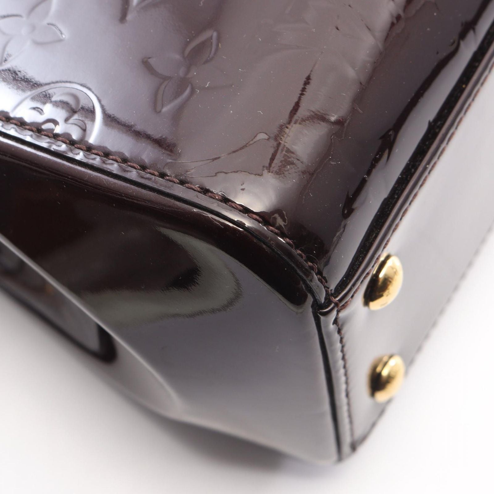 Louis Vuitton Handbag Blair MM 2-Way Amarante Leather — view 6