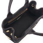 Prada Tote Canapa 2-Way Black Canvas — view 3