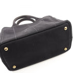 Prada Tote Canapa 2-Way Black Canvas — view 9