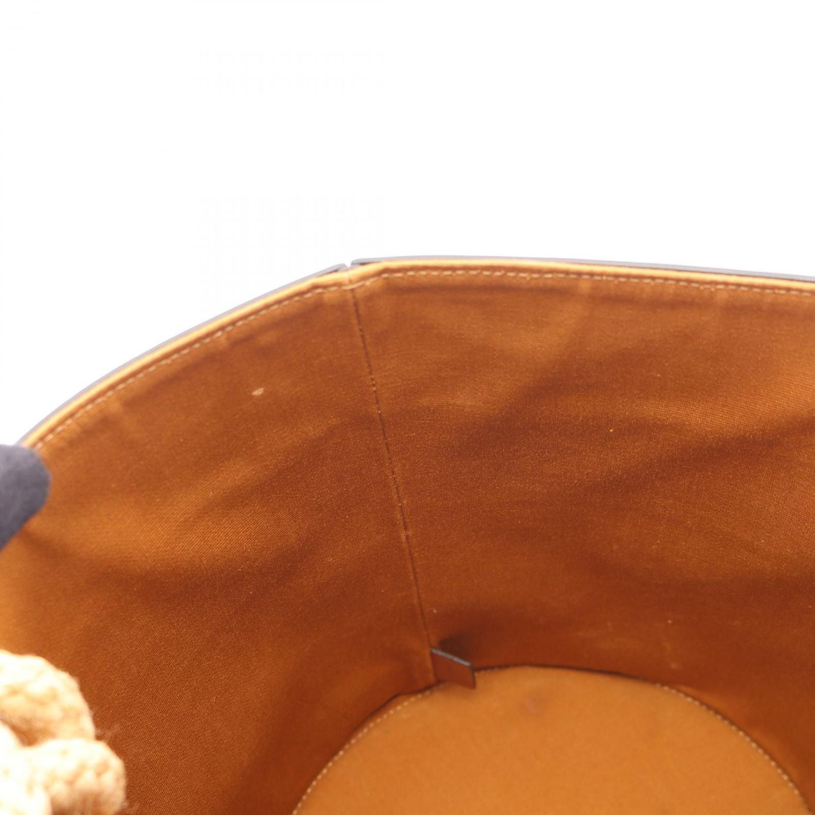 Celine Shoulder Bag Triomphe Black Brown Natural Canvas Leather — view 5
