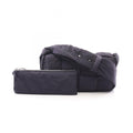 Bottega Veneta Shoulder Bag Padded Tech Cassette Navy Nylon Maxi Intrecciato