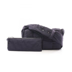 Bottega Veneta Shoulder Bag Padded Tech Cassette Navy Nylon Maxi Intrecciato