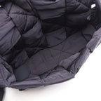 Bottega Veneta Shoulder Bag Padded Tech Cassette Navy Nylon Maxi Intrecciato — view 3