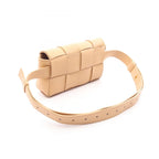 Bottega Veneta Waist Bag Cassette Maxi Intrecciato Beige Leather — view 2