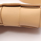 Bottega Veneta Waist Bag Cassette Maxi Intrecciato Beige Leather — view 6