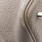 Hermes Handbag Picotin Lock MM Etain Leather — view 7