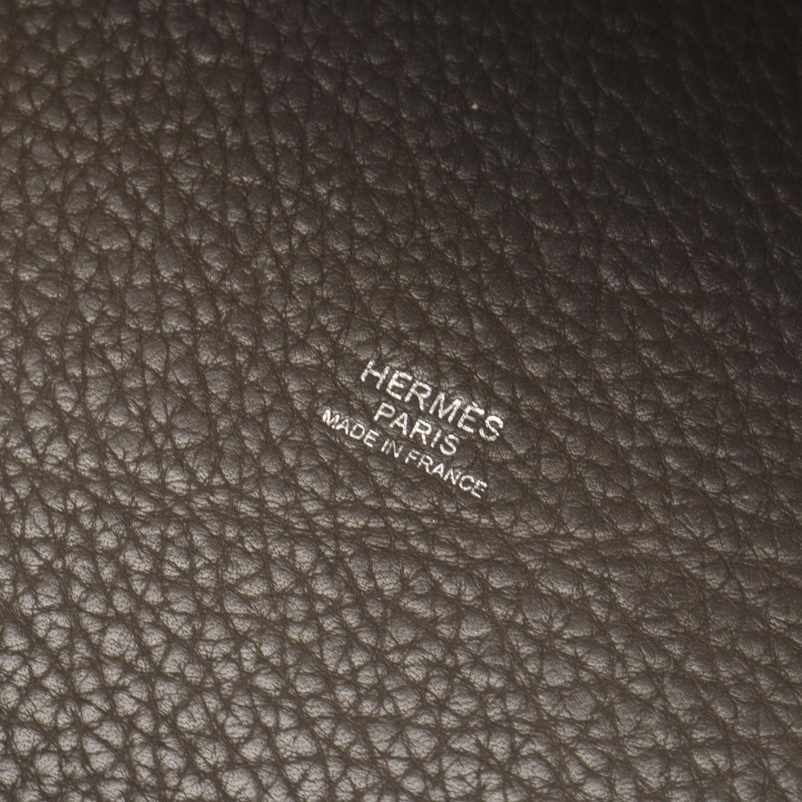 Hermes Handbag Picotin Lock MM Etain Leather — view 4