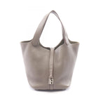 Hermes Handbag Picotin Lock MM Etain Leather
