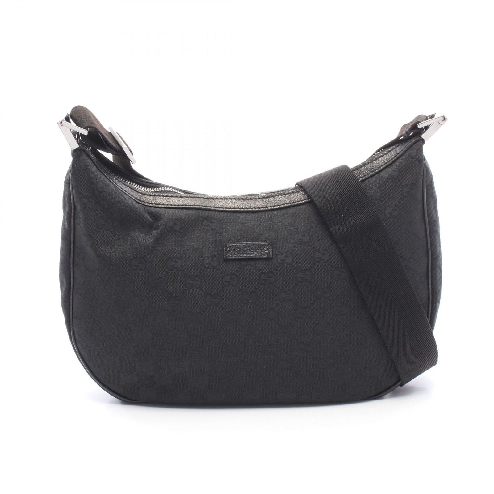 Gucci Shoulder Bag GG Canvas Black