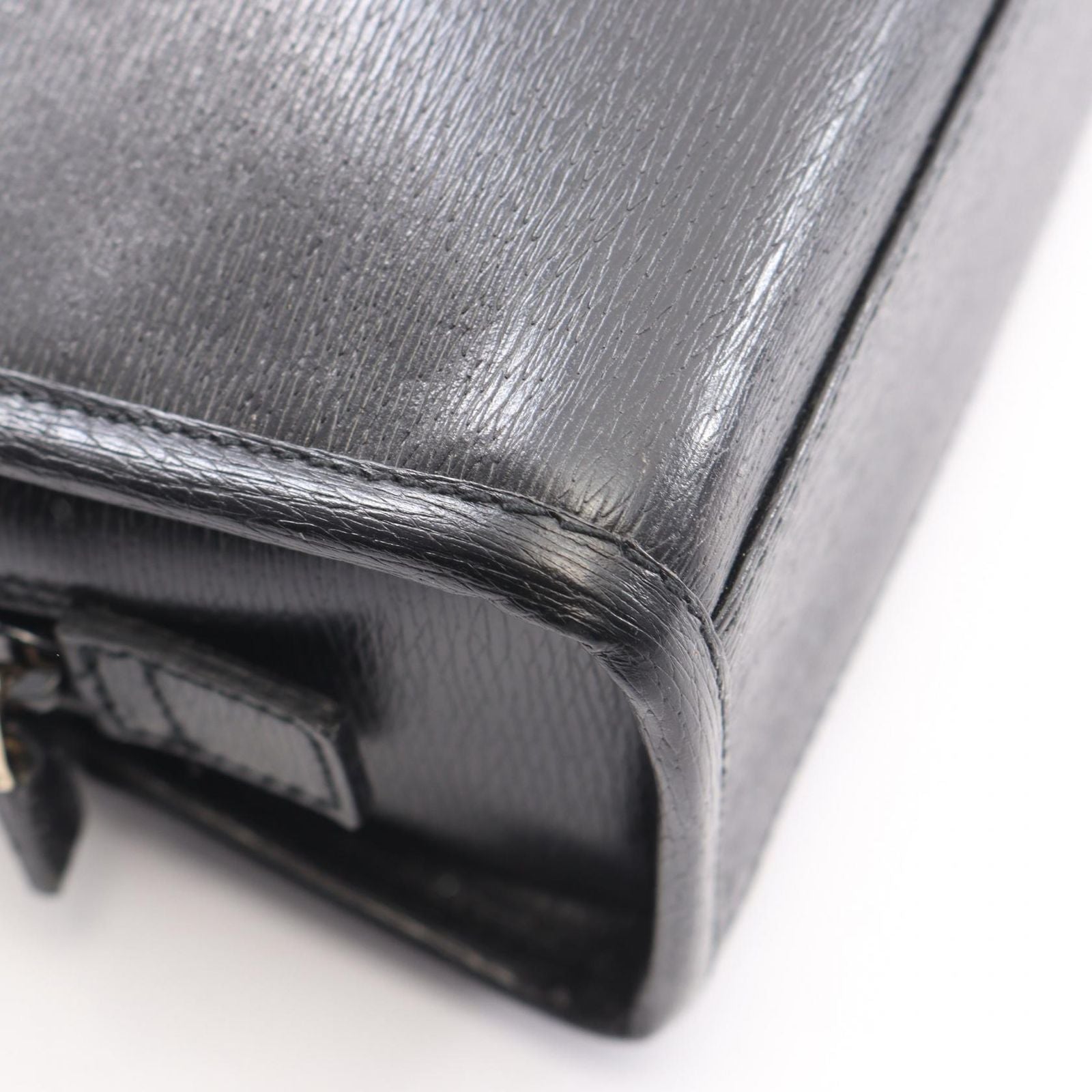 Gucci Handbag Jackie 002 Black Leather — view 5