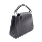 Louis Vuitton Handbag Capucines BB Noir 2-Way Lightblue Leather — view 2