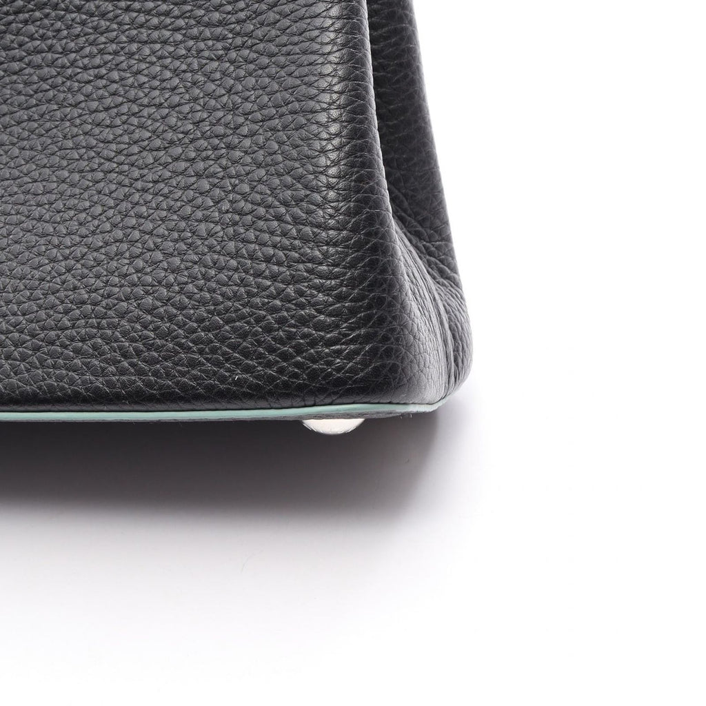Louis Vuitton Handbag Capucines BB Noir 2-Way Lightblue Leather — view 6