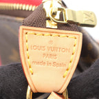 Louis Vuitton Handbag Pochette Pink Canvas Leather — view 4