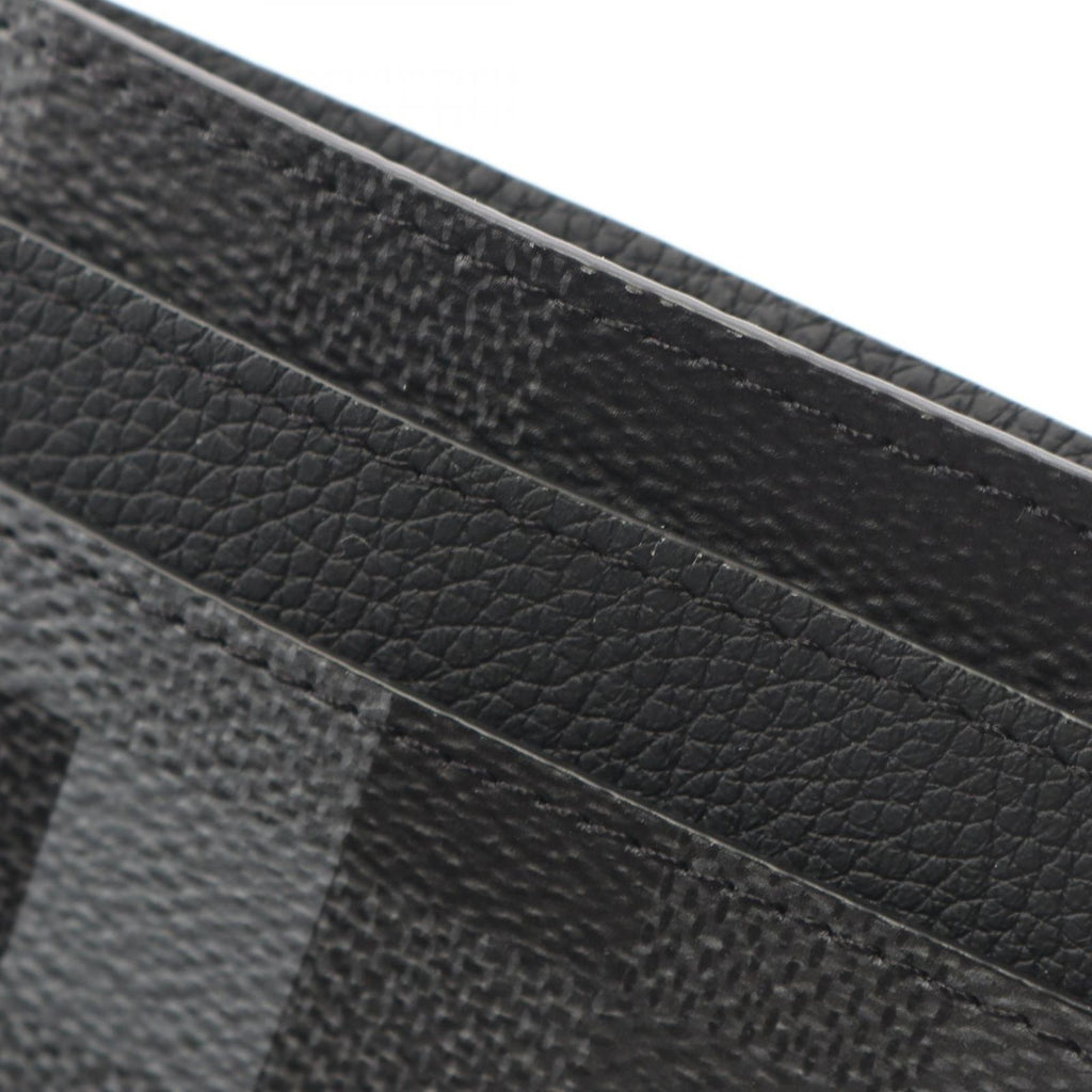 Louis Vuitton Card Case Holder Double Damoflage Leather — view 6